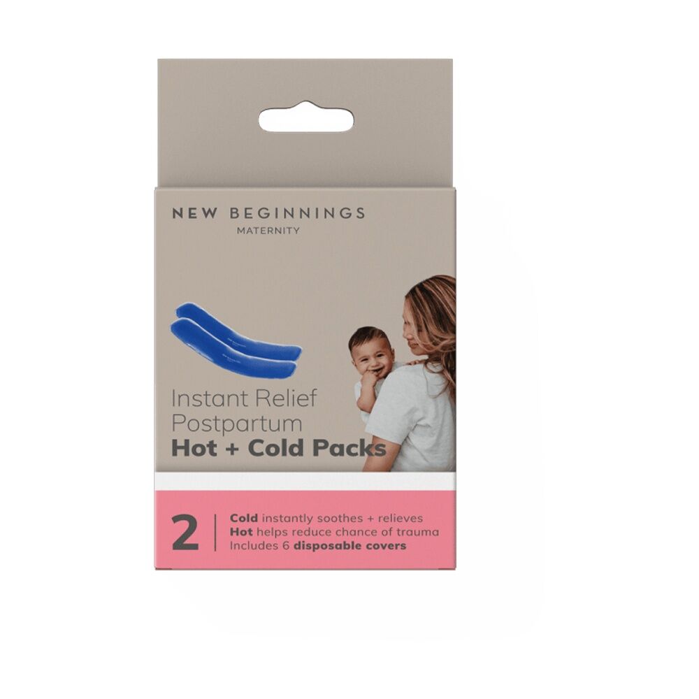 2pc New Beginnings Peri Hot And Cold Relief Postpartum Packs Hygienic Covers