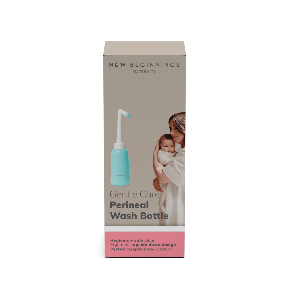 2PK New Beginnings Maternity Angle Wash Bottle X1 350ml Gentle Perineal