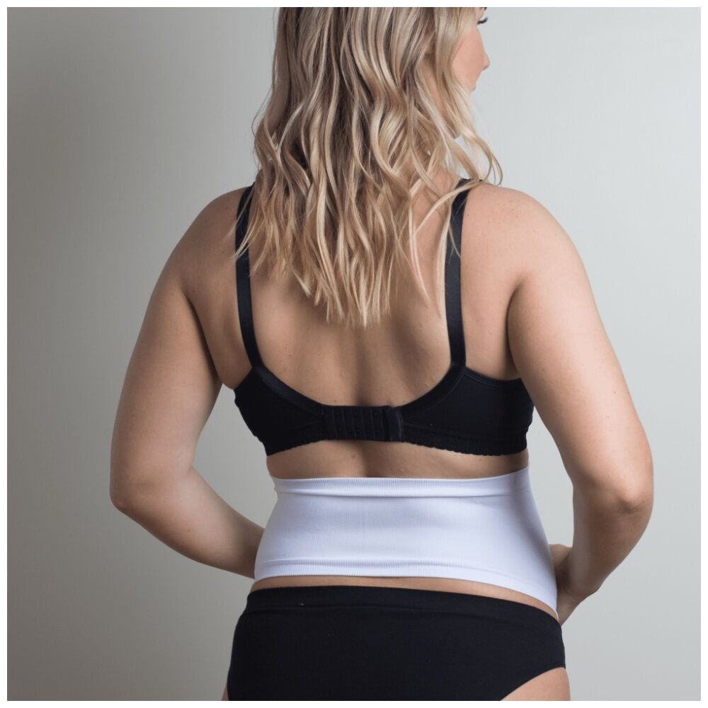 New Beginnings Pregnancy Back Support Tube White Adjustable Fit