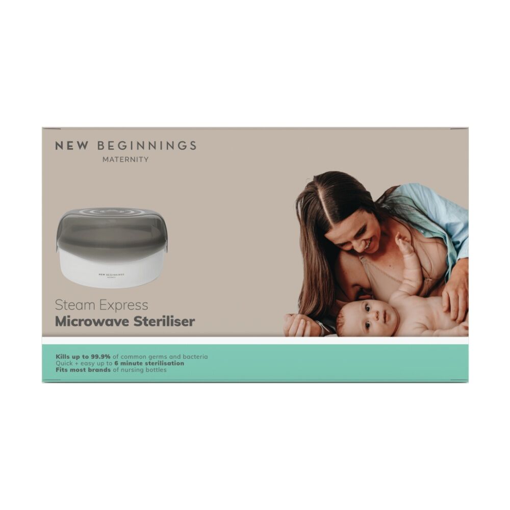 New Beginnings Microwave Steriliser Germ Killer Safety Lock