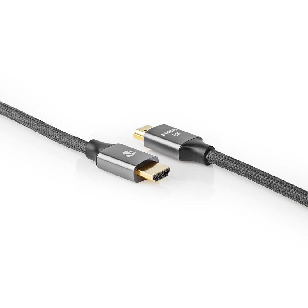 Nedis Ultra High Speed HDMI Cable 8K@60Hz 48 Gbps 1.00m - Grey