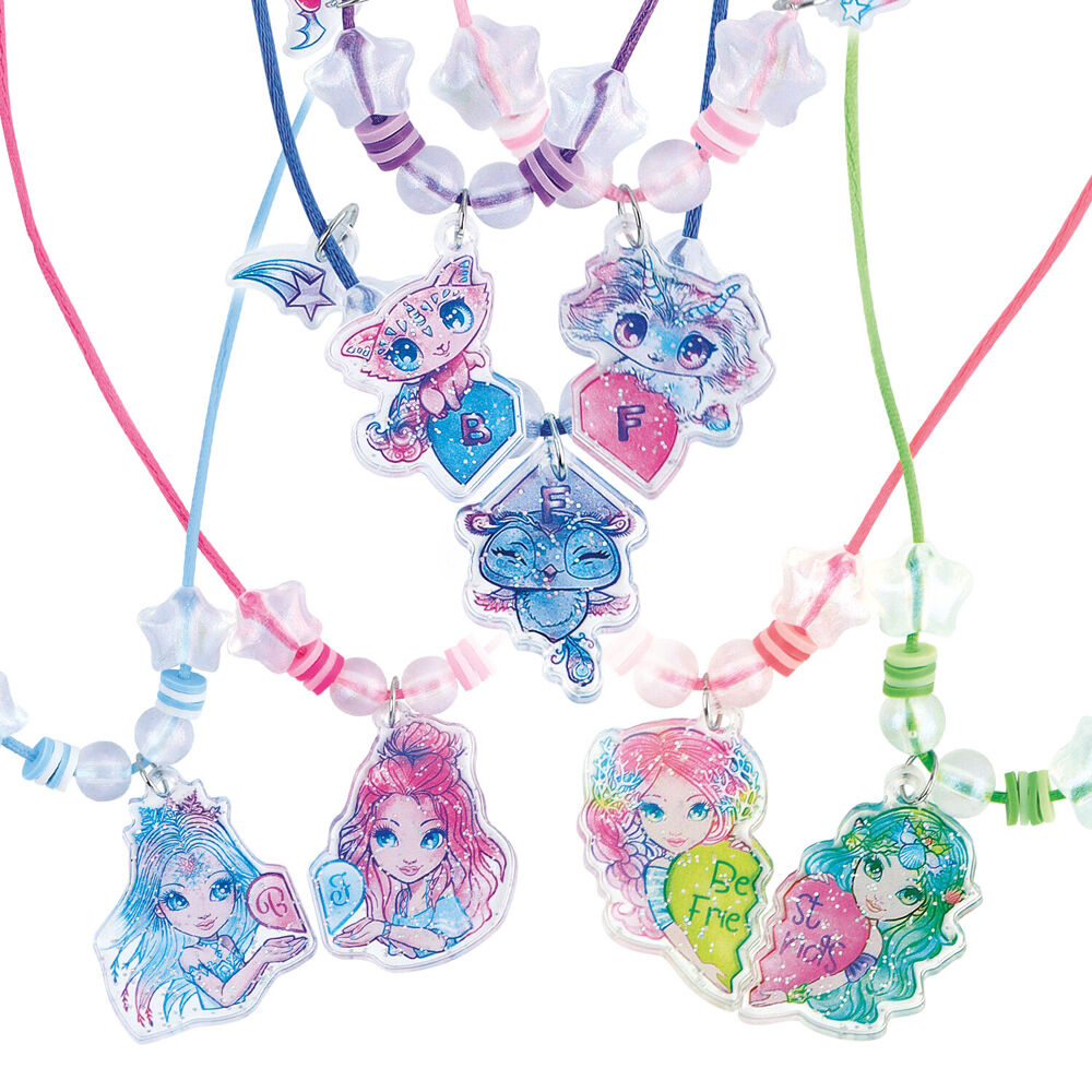 Nebulous Stars Friendship Necklaces DIY Jewelry Making Kit 7y+