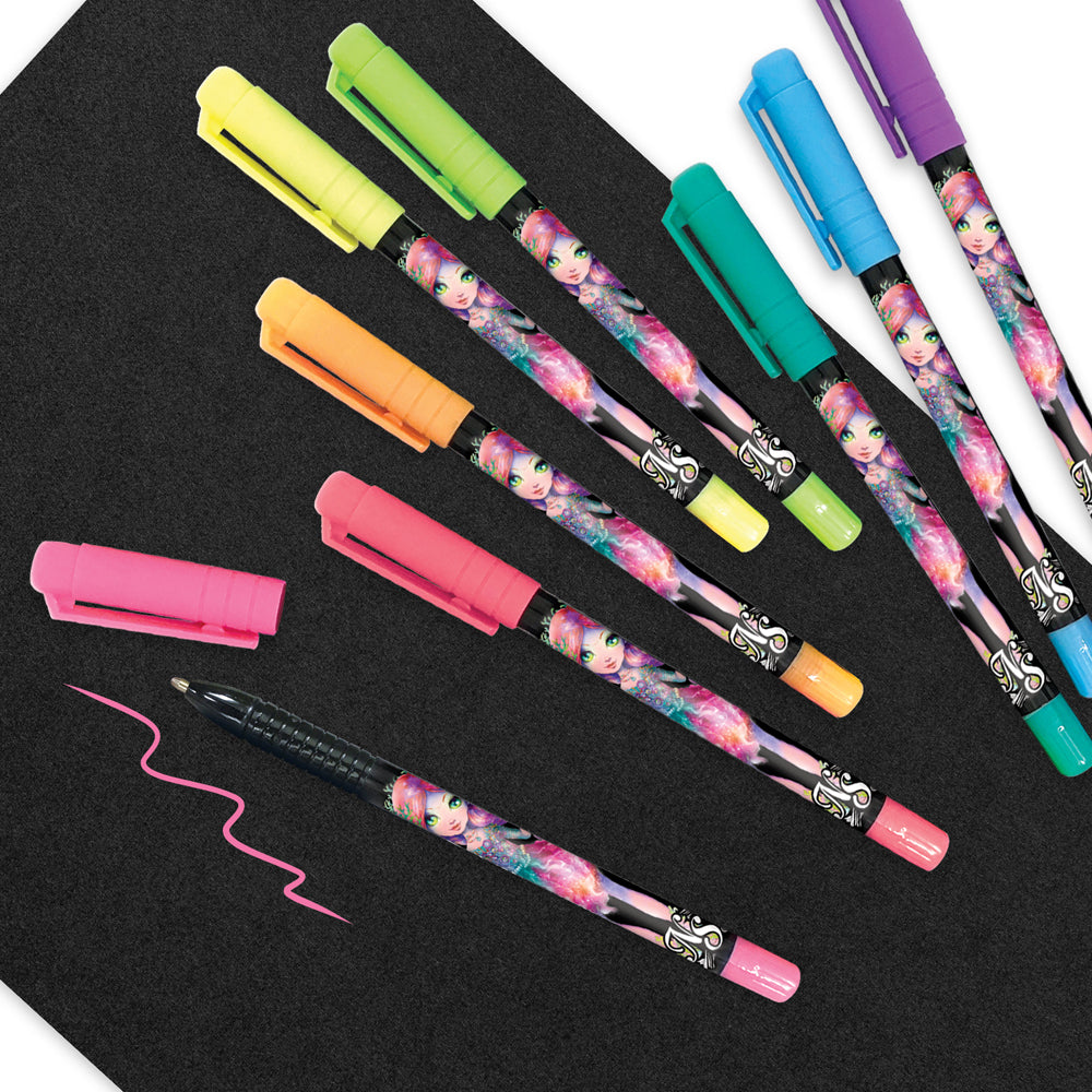 16pc Nebulous Stars Gel Pen Writing Stationery - Assorted