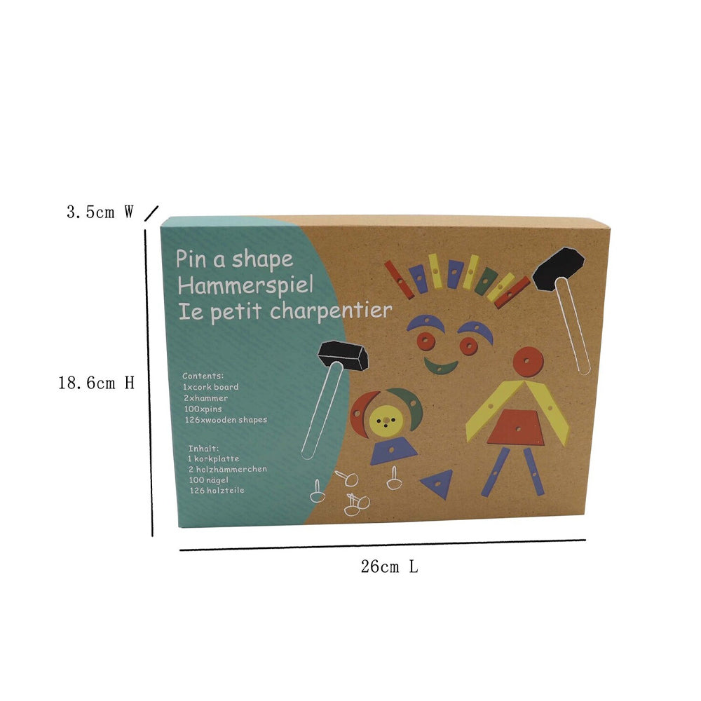Kaper Kidz Tap A Shape With Hammer And Nails