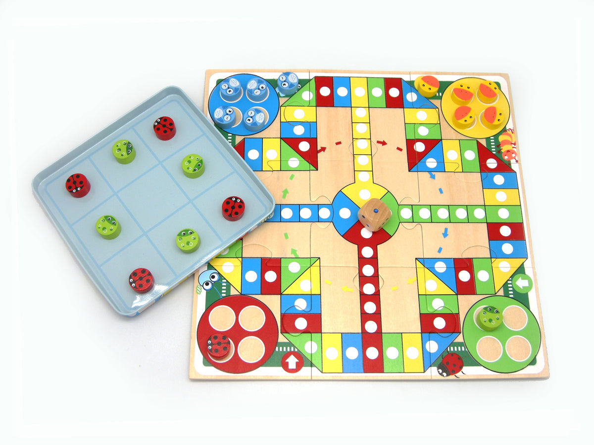 Kaper Kidz Tin Box Game - Ludo&Tictactoe