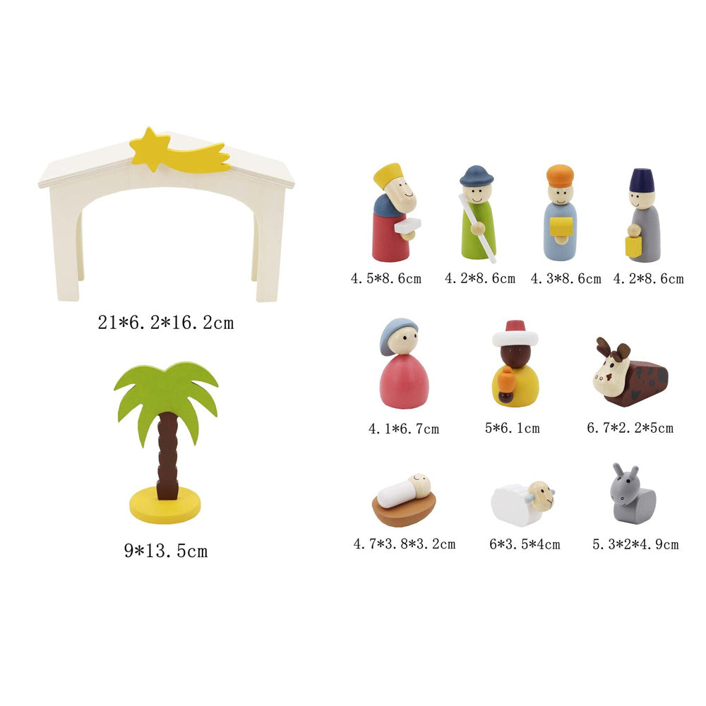 Kaper Kidz Christmas Kids/Children Nativity Playset 3y+
