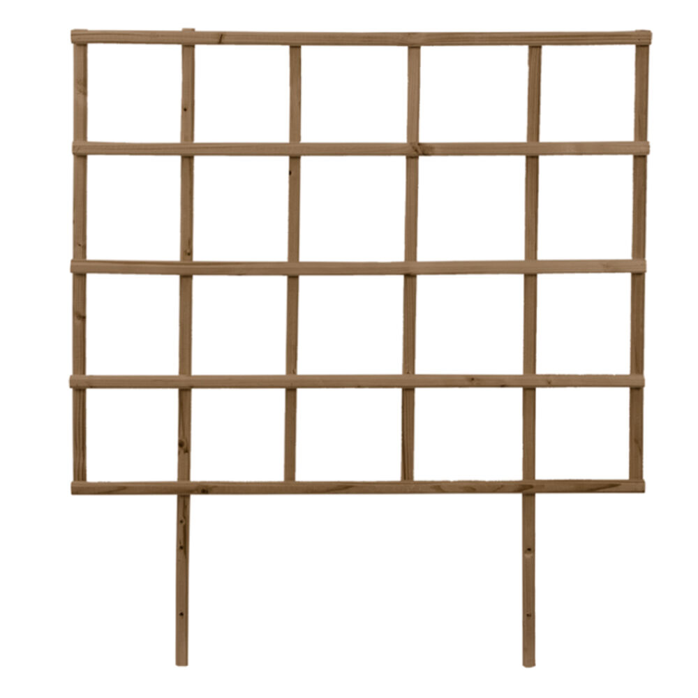 Esschert Design Garden Wooden Bed Plant Trellis Outdoor Home Decor 84.9cm Brown