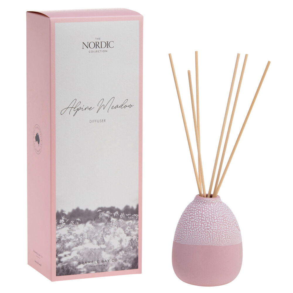 Bramble Bay Nordic Alpine Meadow Diffuser Home Fragrance Pink