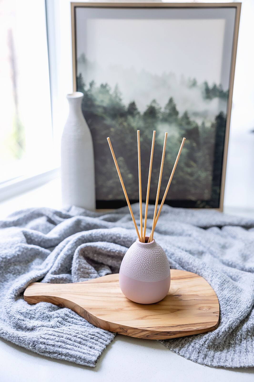 2PK Bramble Bay Nordic Alpine Meadow Diffuser Home Fragrance Pink