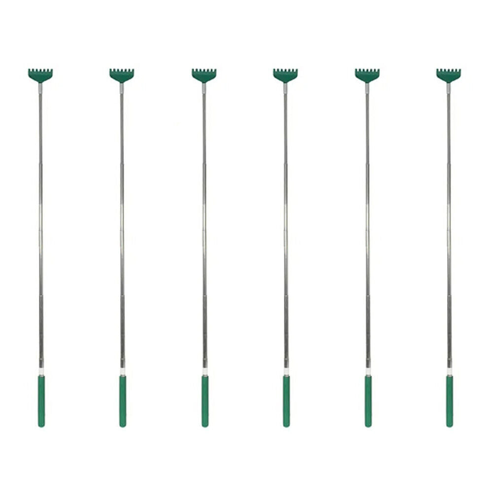 6PK Jemark Extendable Telescopic Back Scratcher 65cm - Assorted