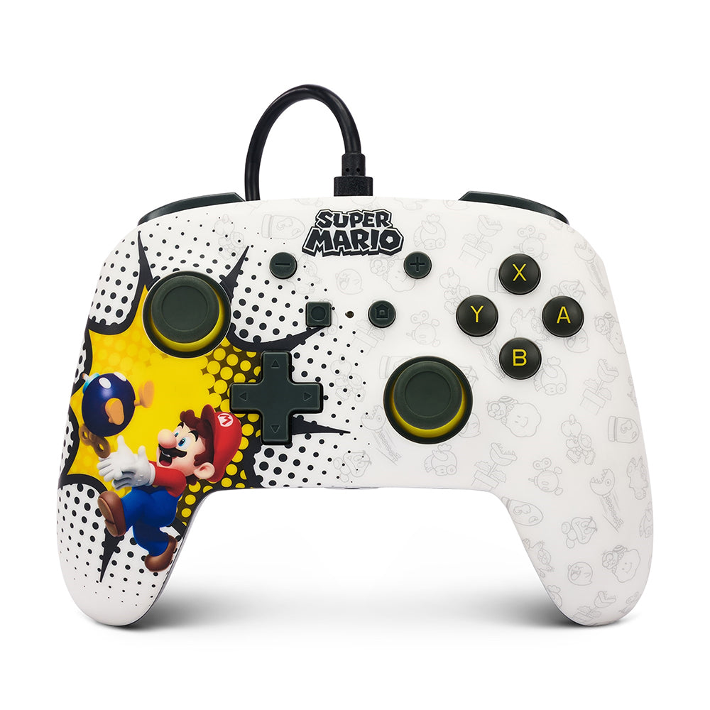 PowerA Enhanced Wired Controller For Nintendo Switch - Bom-omb Blast