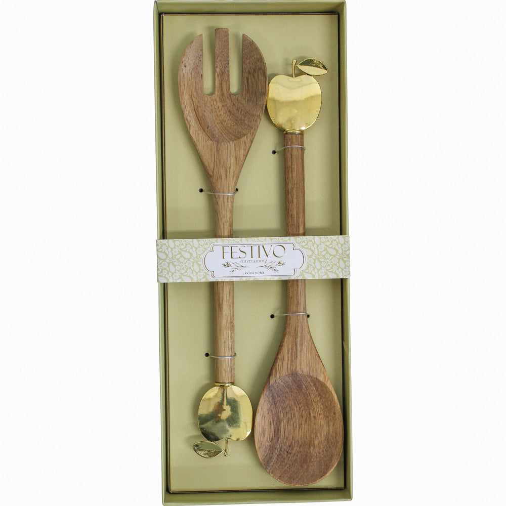 2pc LVD Server Apple Home Kitchen Serveware/Tableware
