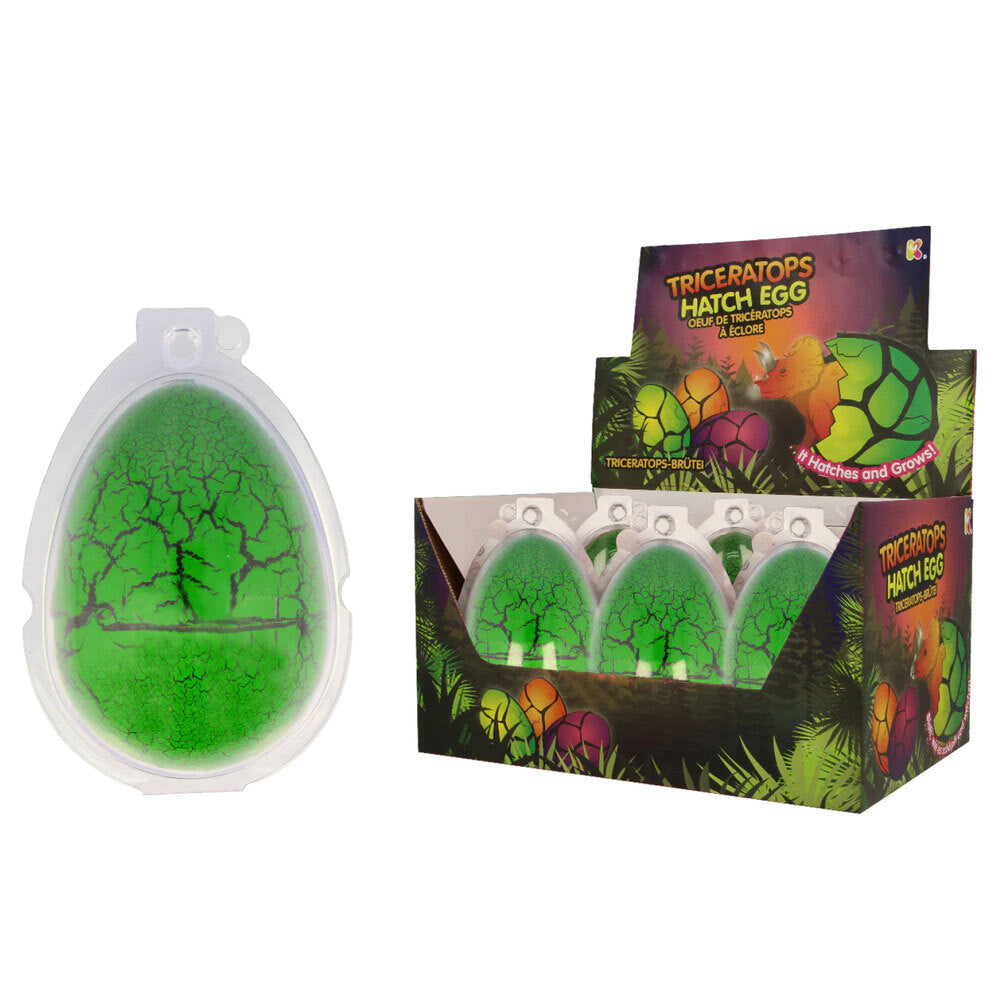 2pc Nurchums T-Rex & Triceratops Hatch Eggs