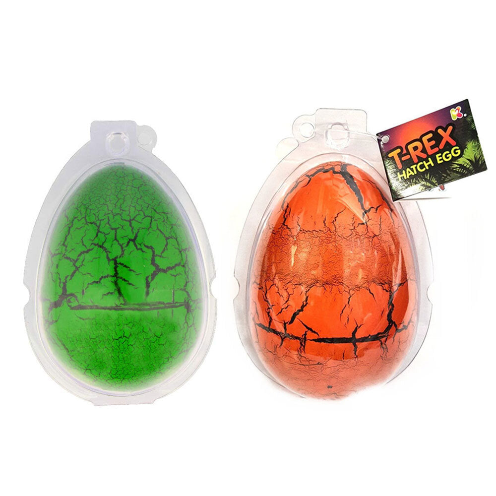 2pc Nurchums T-Rex & Triceratops Hatch Eggs