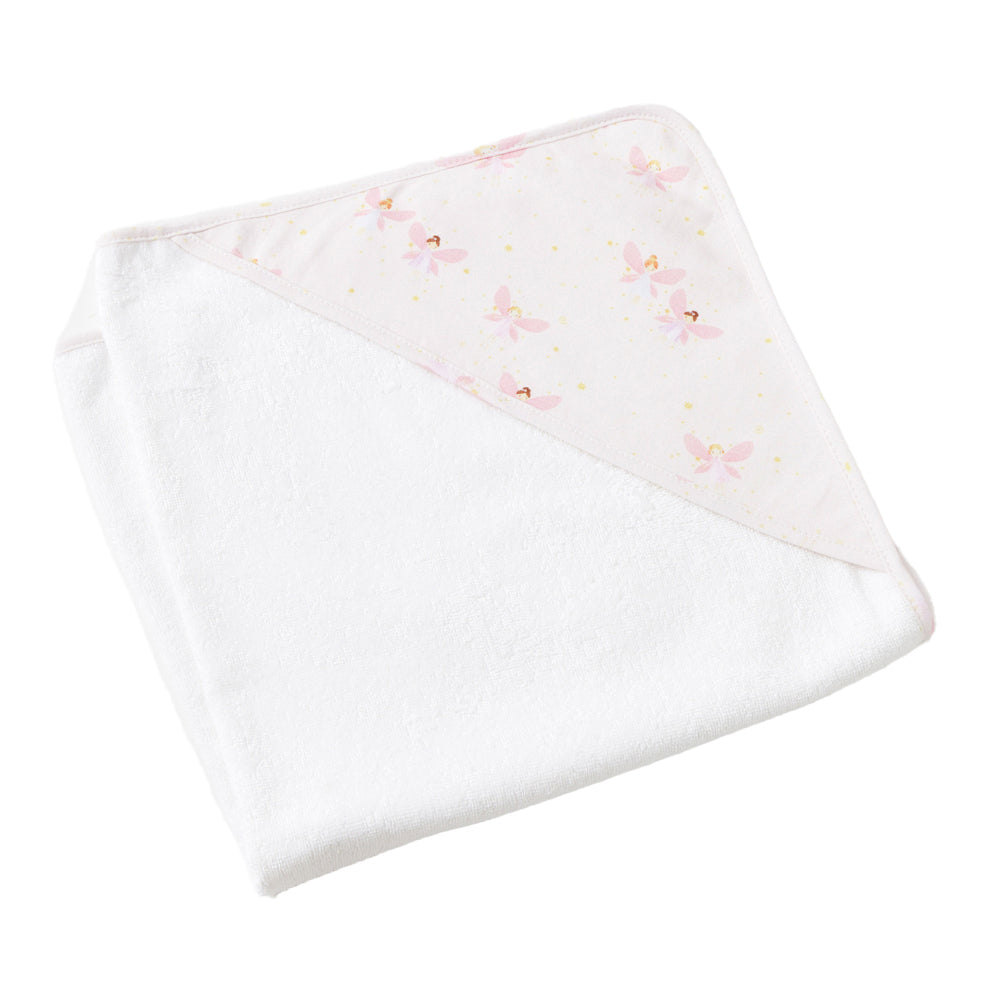 Jiggle & Giggle Cotton Baby/Infant Hooded Towel - Fairy Dust