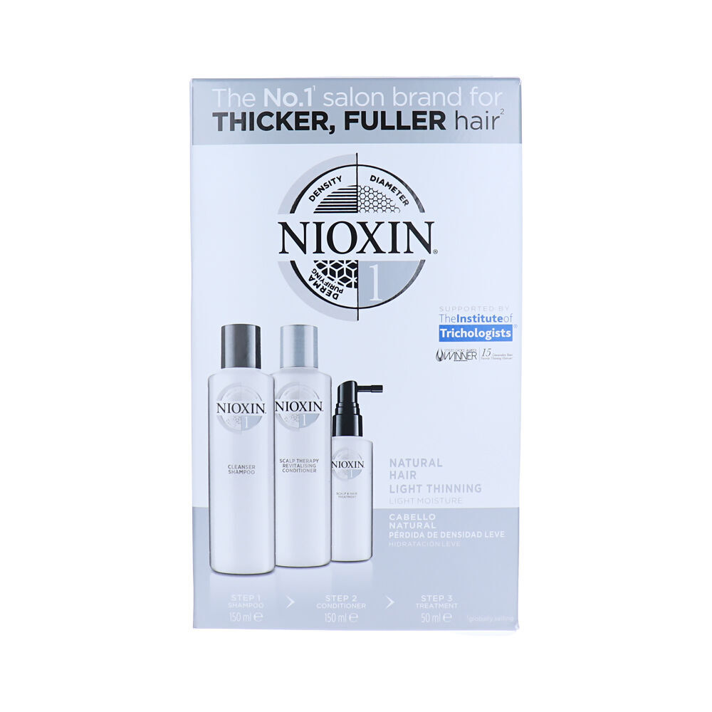 3pc Nioxin System 1 Kit Shampoo/Conditioner/Treatment