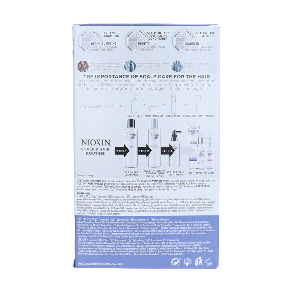 3pc Nioxin System 5 Kit Shampoo/Conditioner/Treatment