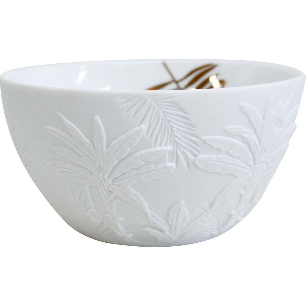 LVD Porcelain Bowl Home Tableware Decor 13cm White Bahamas
