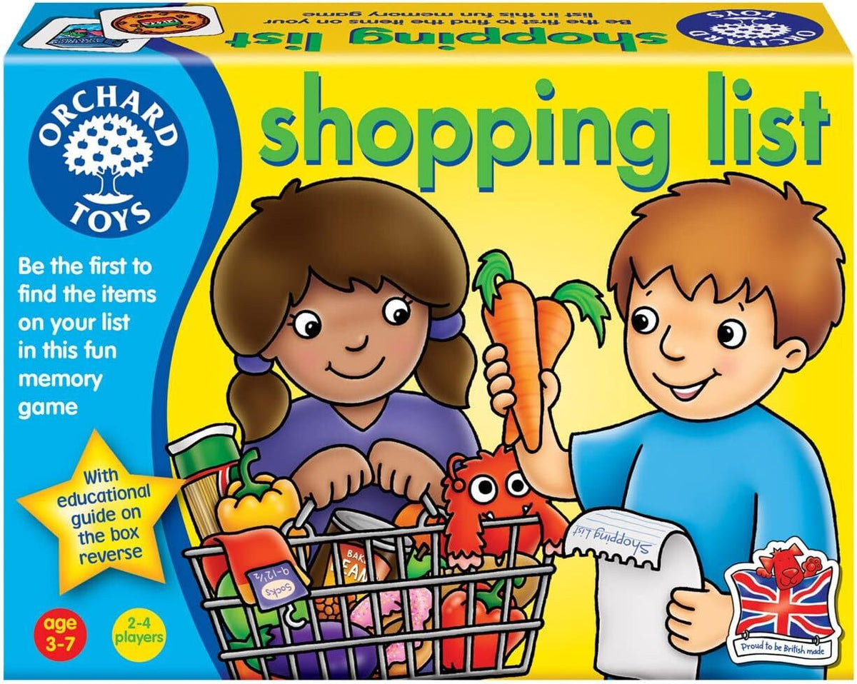 Orchard Game Shopping List