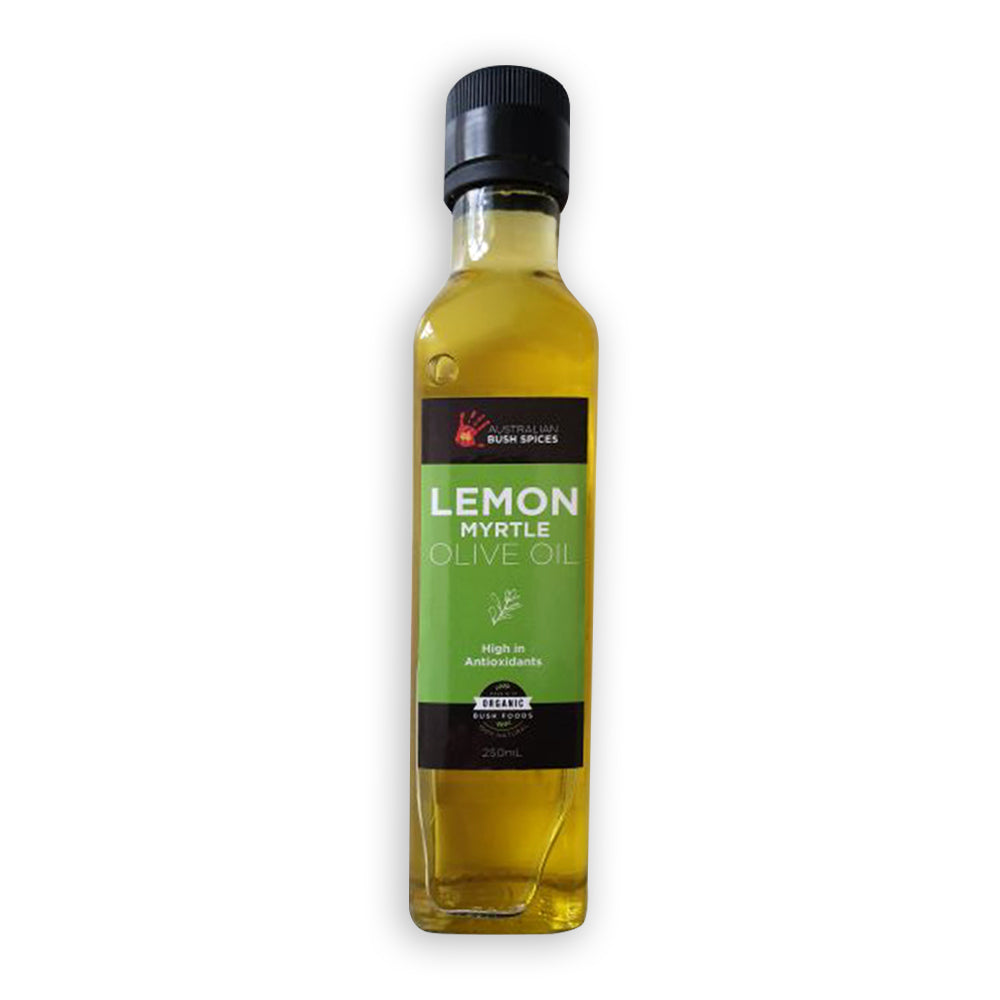 2PK Australian Bush Spices Olive Oil infused w/ Lemon Myrtle Bottle 250ml