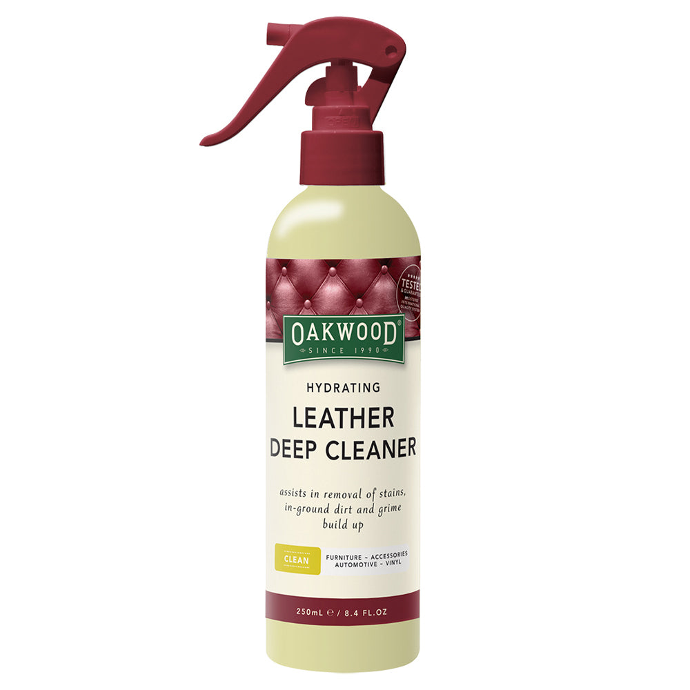 2PK Oakwood 250ml Hydrating Leather Deep Cleaner