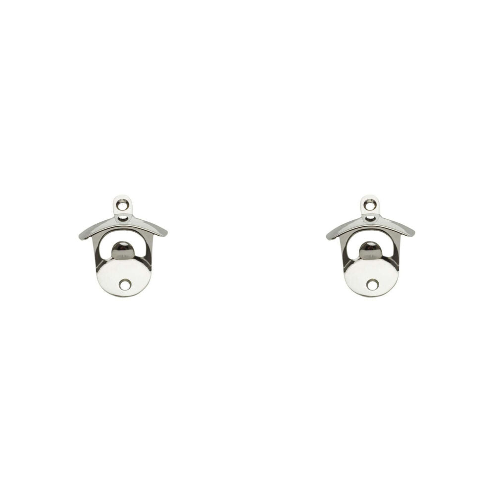 2PK Winex Wall Mounted Bottle Opener Barware Accessory Silver