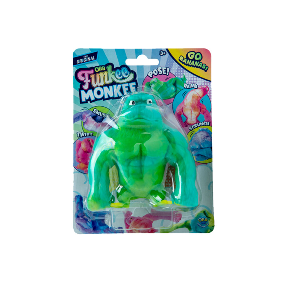 ORB Funkee Monkee Stretchee Interactive Soft Toy Kids Asstd 3y+