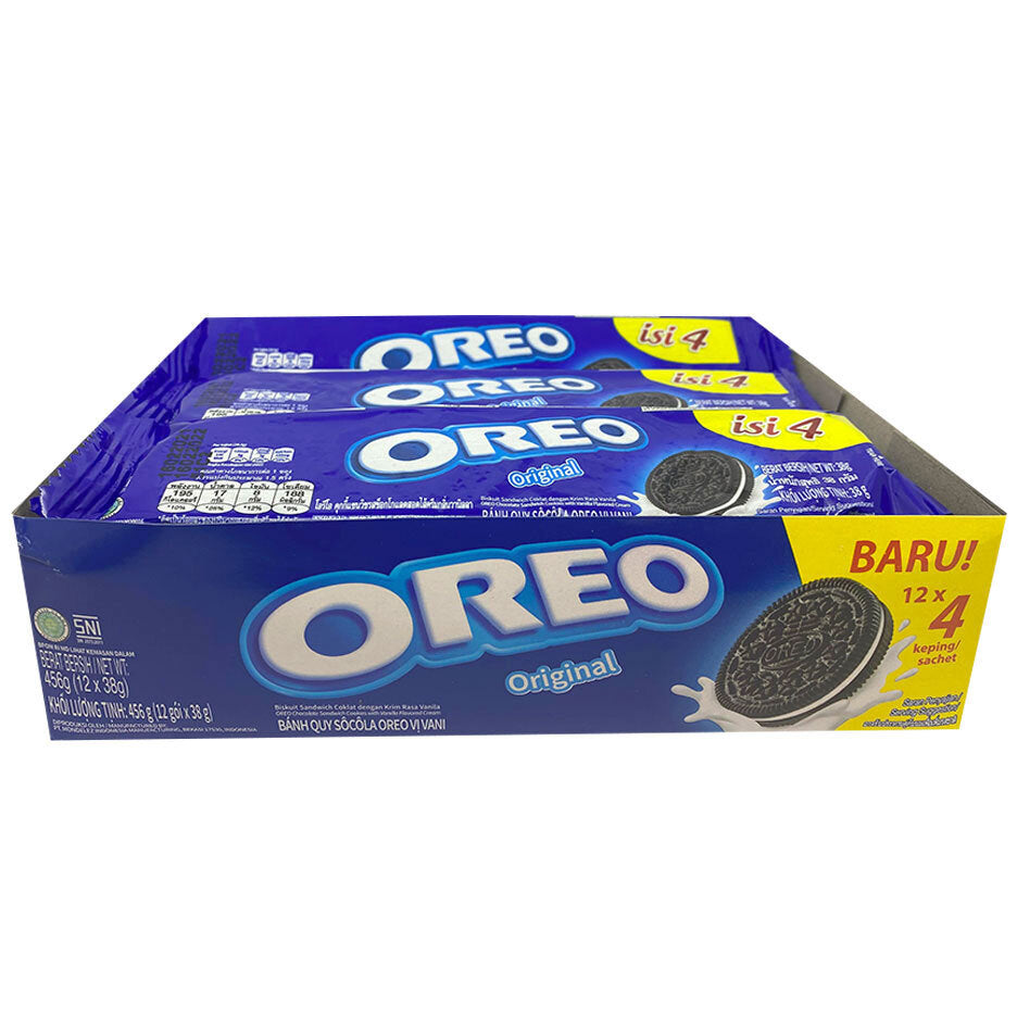 12pc Oreo Snack Pack 38g - Vanilla