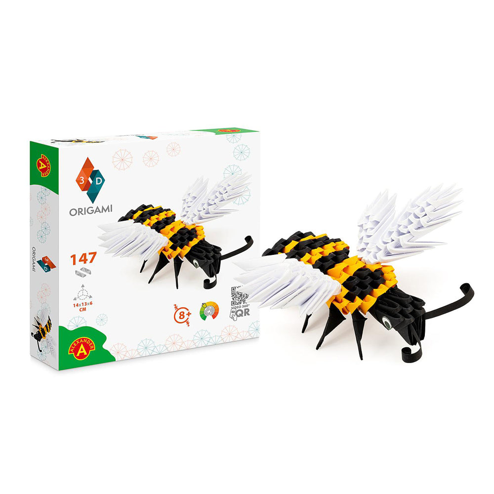 2x 147pc Origami 3D Paperfolding Bee Paper Sculpture Kids Toy Kit 8+