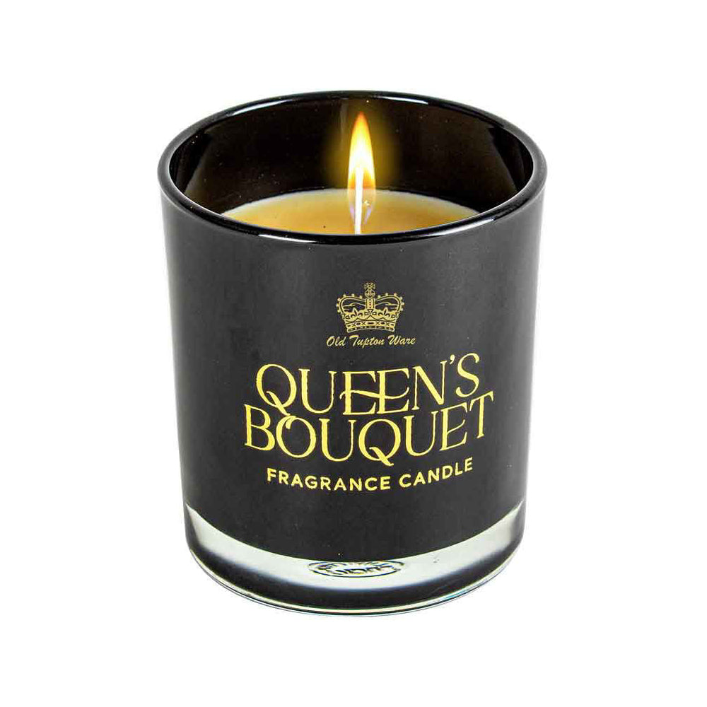 Old Tupton Queens Bouquet Scented Candle 160g Round Black