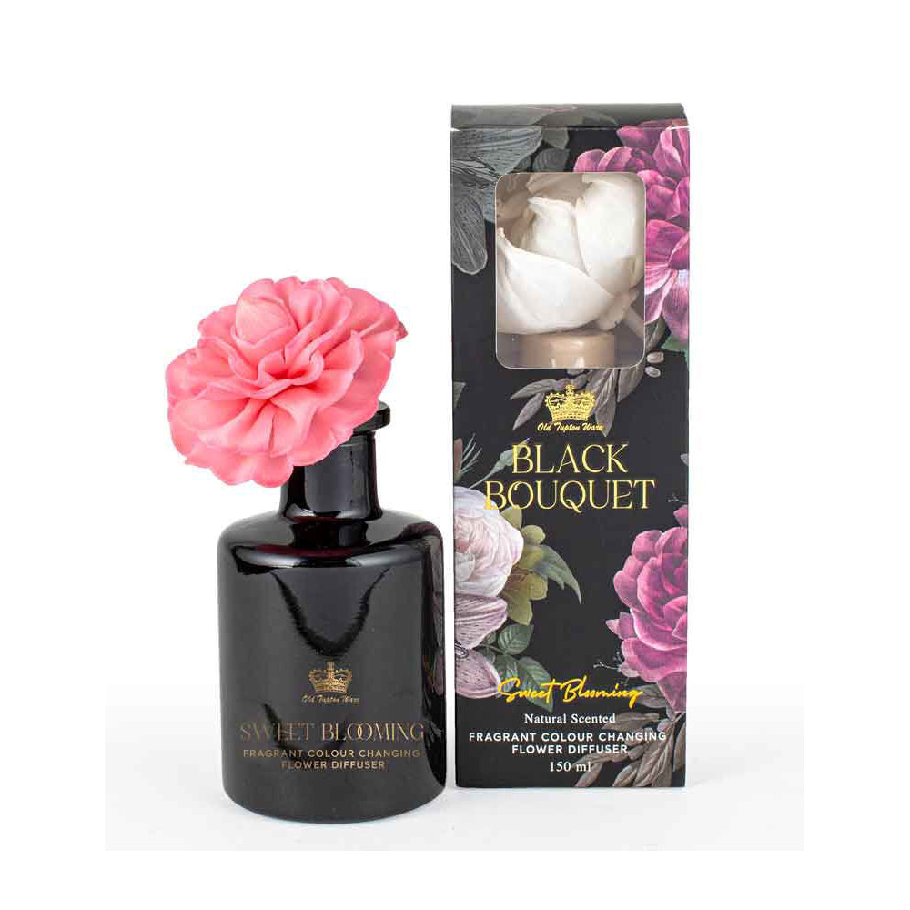 Old Tupton Bouquet Flower Diffuser 150ml Sweet Blossom Scent Black