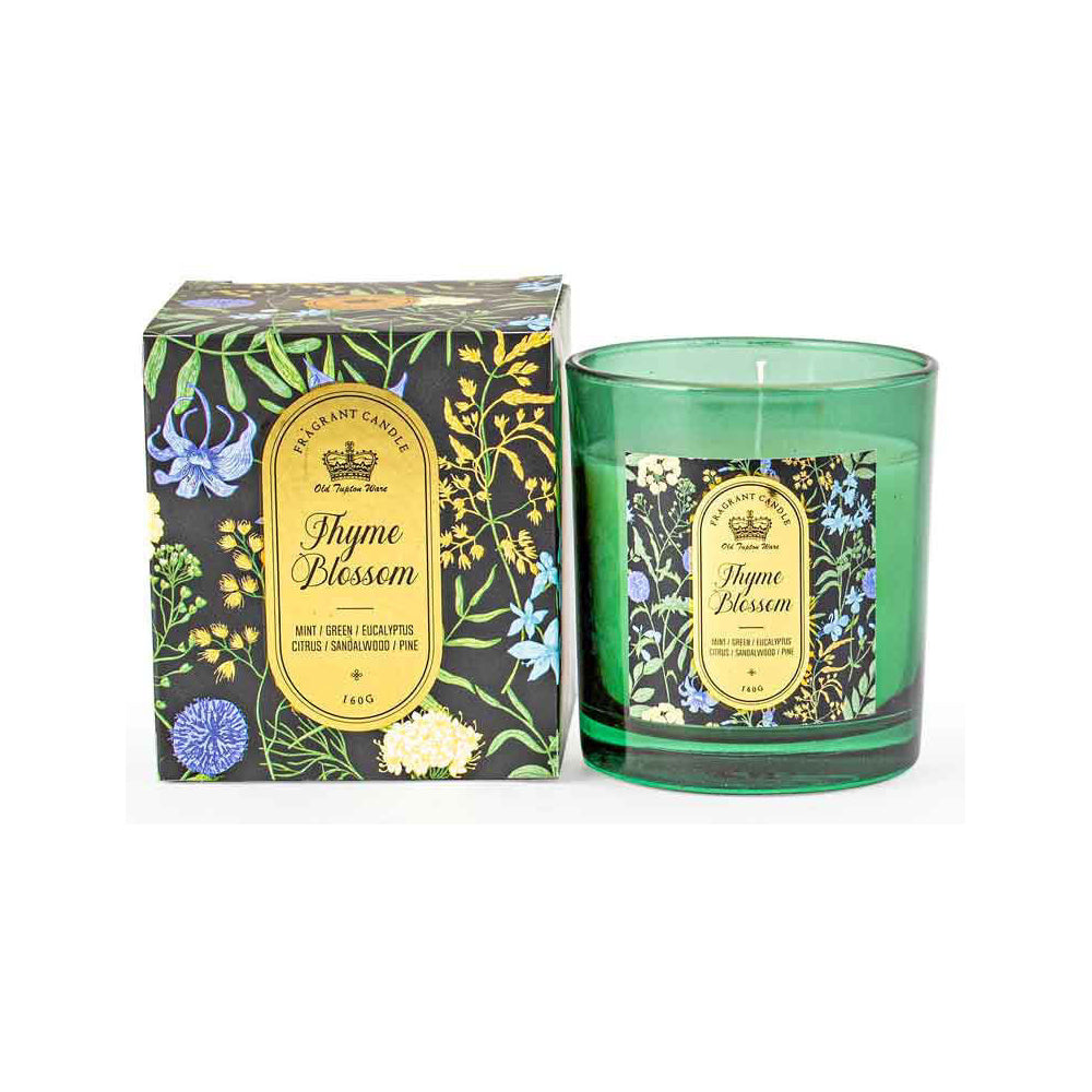 Old Tupton Forest Thyme Blossom Scented Candle 160g Round
