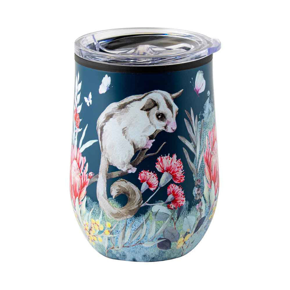2PK Australian Flora Possum 360ml S/S Vacuum Insulated Tumbler Double Walled