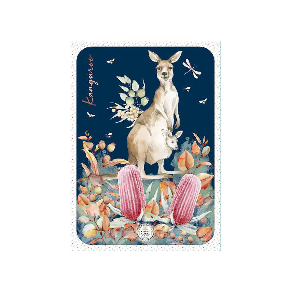 2PK LMD Kangaroo Kitchen Tea Towel Cotton 50x70cm Rectangle