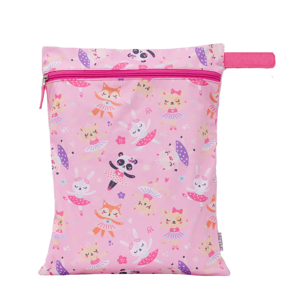 Splosh Out & About Ballet Waterproof Kids/Children Wet Bag 40x30cm Pink