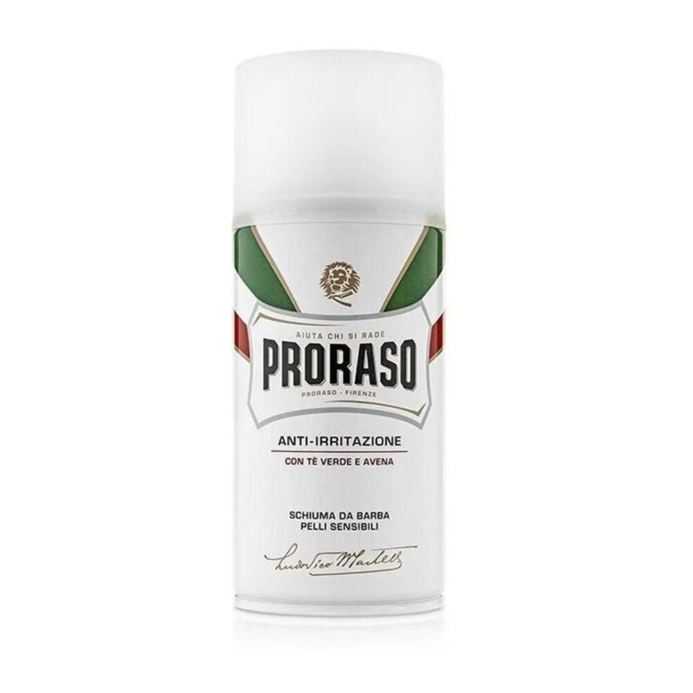 2PK Proraso Shaving Foam w/ Green Tea Suitable For Sensitive Skin 300ml