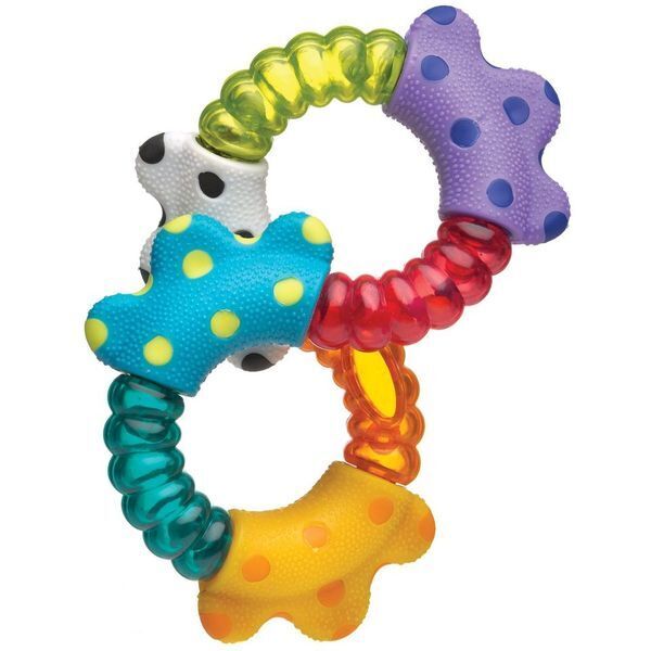 2PK Playgro Click and Twist Rattle Baby Sensory Toy 3m+