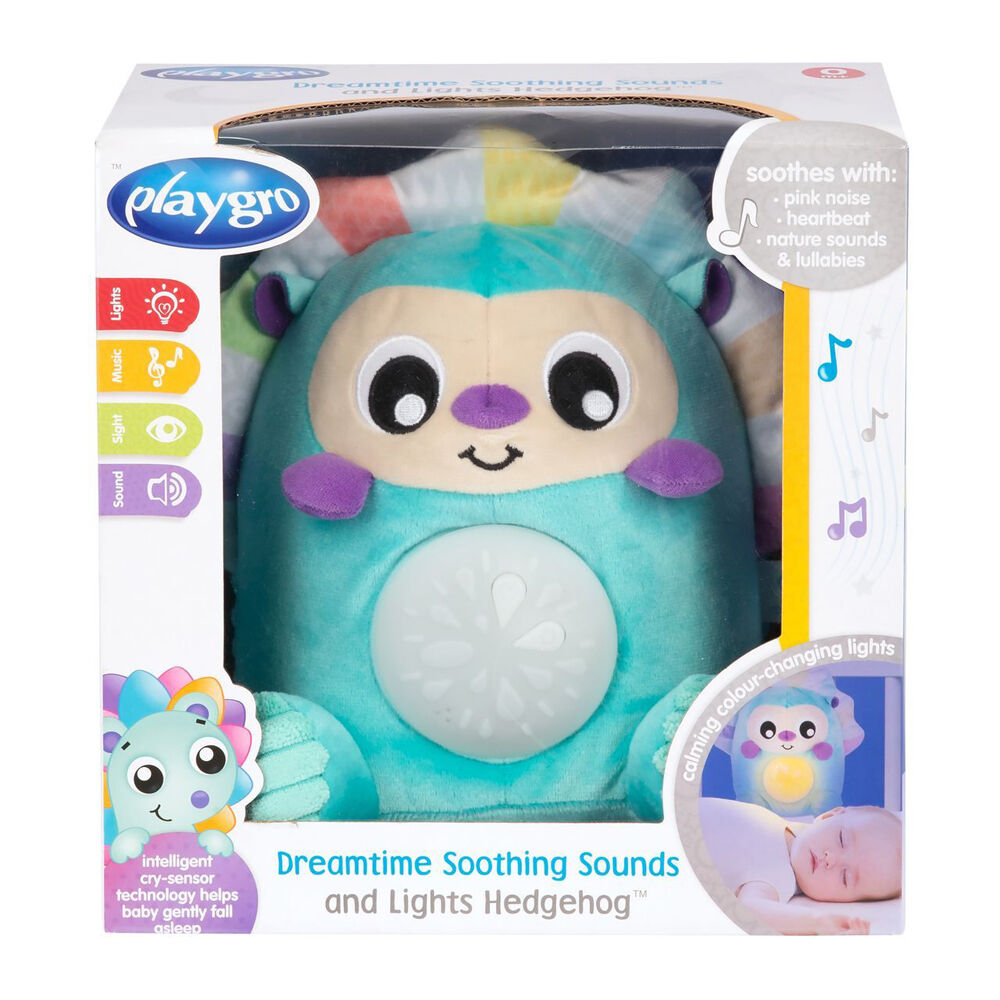 Playgro Dreamtime Soothing Sounds and Lights Hedgehog 0m+