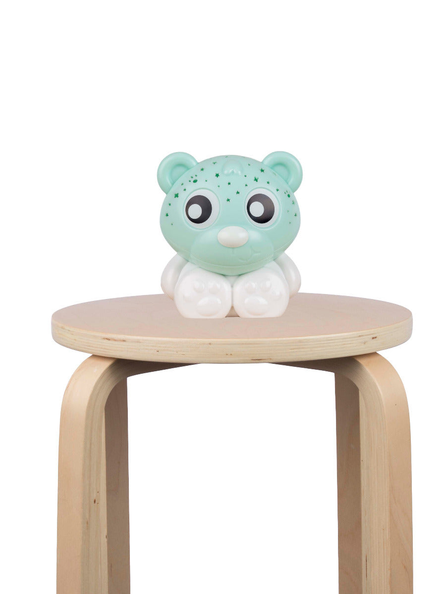 Playgro 18cm Goodnight Bear Night Light & Projector - Mint