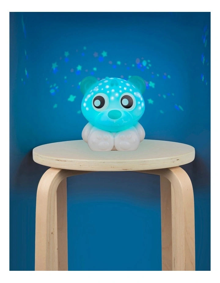 Playgro 18cm Goodnight Bear Night Light & Projector - Mint