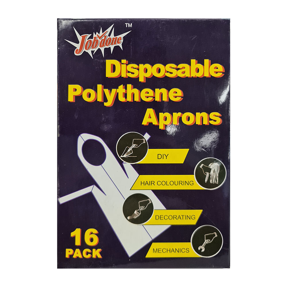 128PK Disposable Polythene Aprons