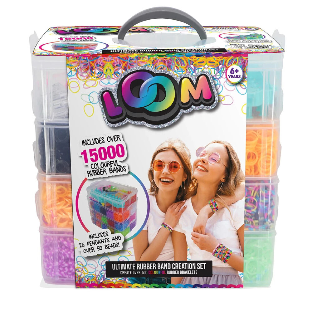 15000pc Mega Loom Set Kids Jewelry Making DIY Craft Kit 6y+