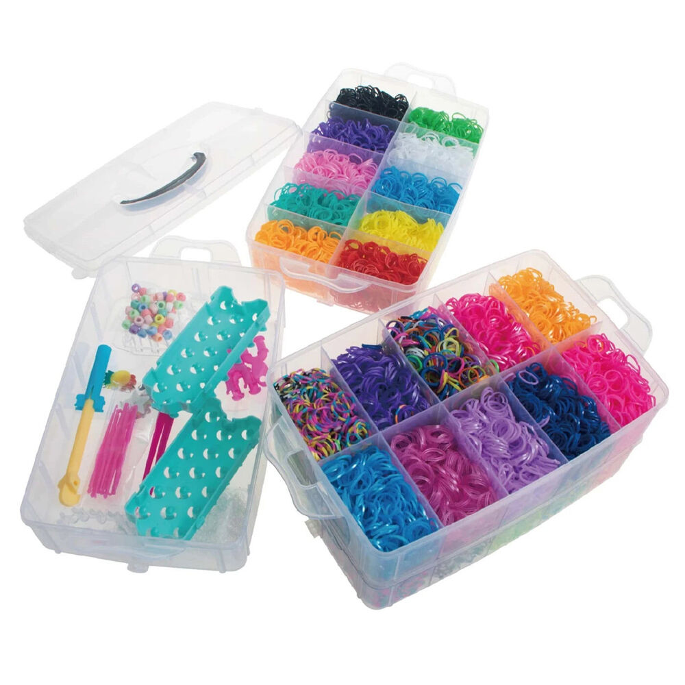 15000pc Mega Loom Set Kids Jewelry Making DIY Craft Kit 6y+