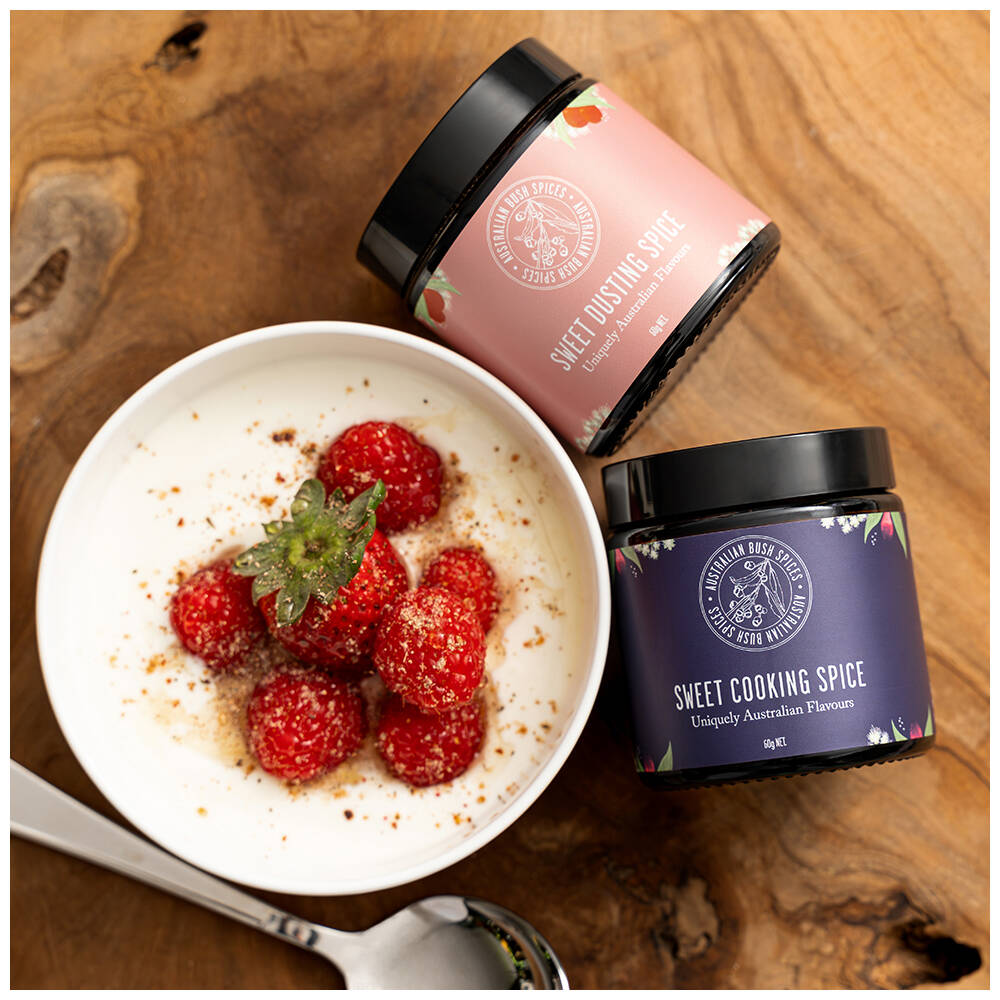 2PK Australian Bush Spices Pink Sweet Dusting 60g