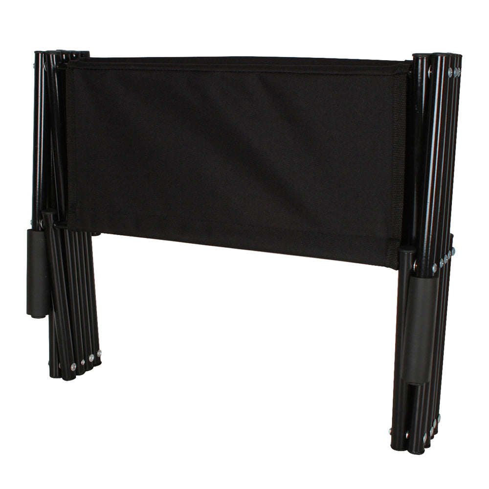 Pro Pet Care Metal 75cm Folding Dog Steps Ladder - Black