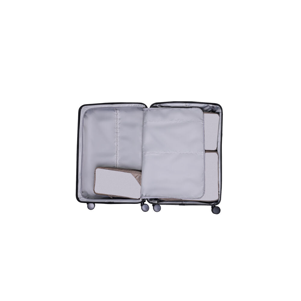 2x 4pc Paklite Travelling Packing Cubes Organiser Accessory Set Clay
