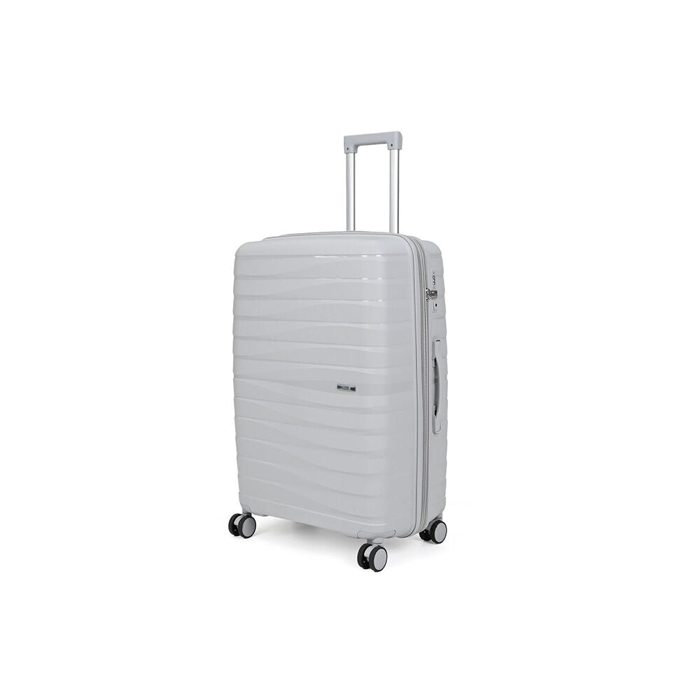 Paklite Breeze Large Travel Luggage Suitcase Lightweight 73x45cm Grey