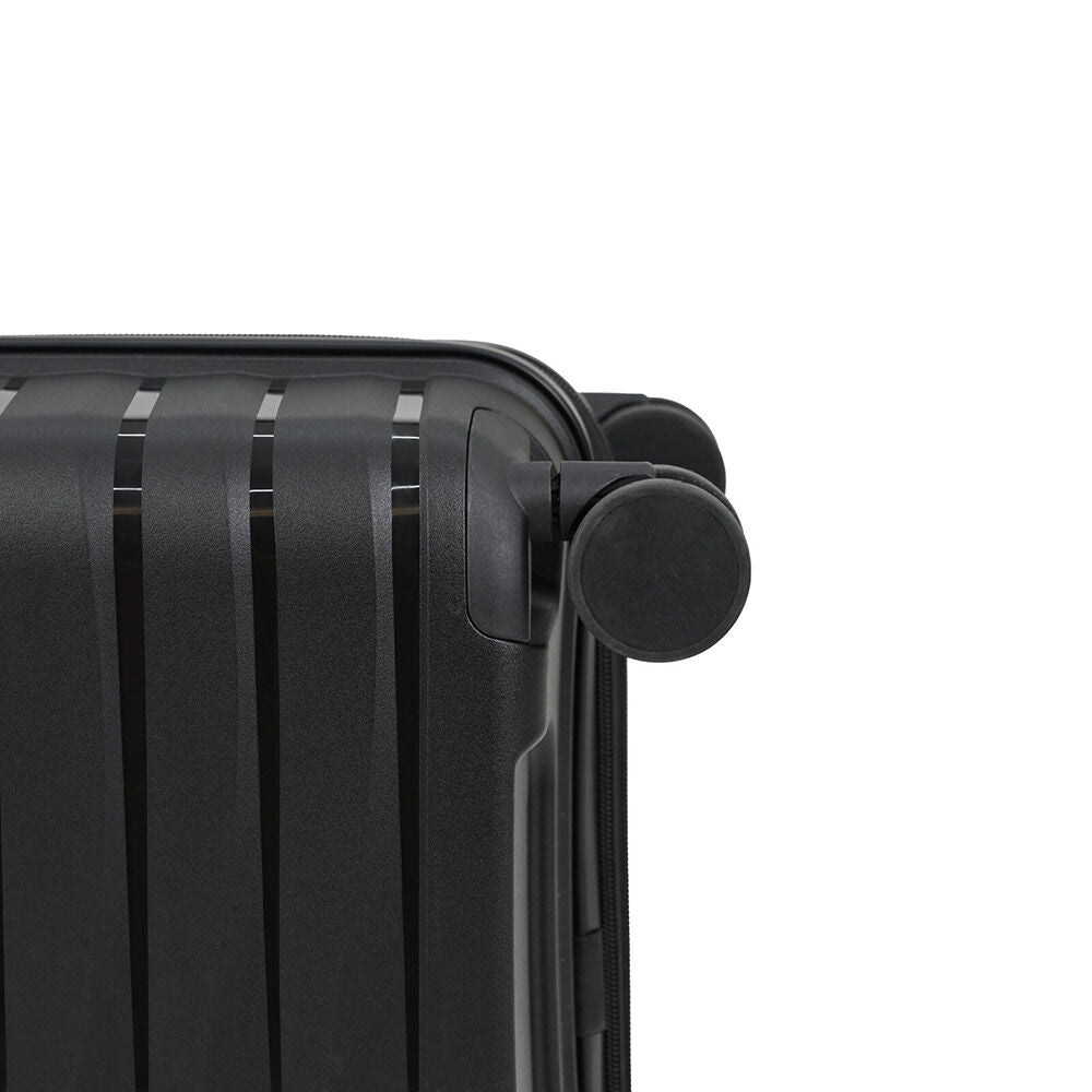 Paklite Breeze Medium Travel Luggage Suitcase Lightweight 62x39cm Black