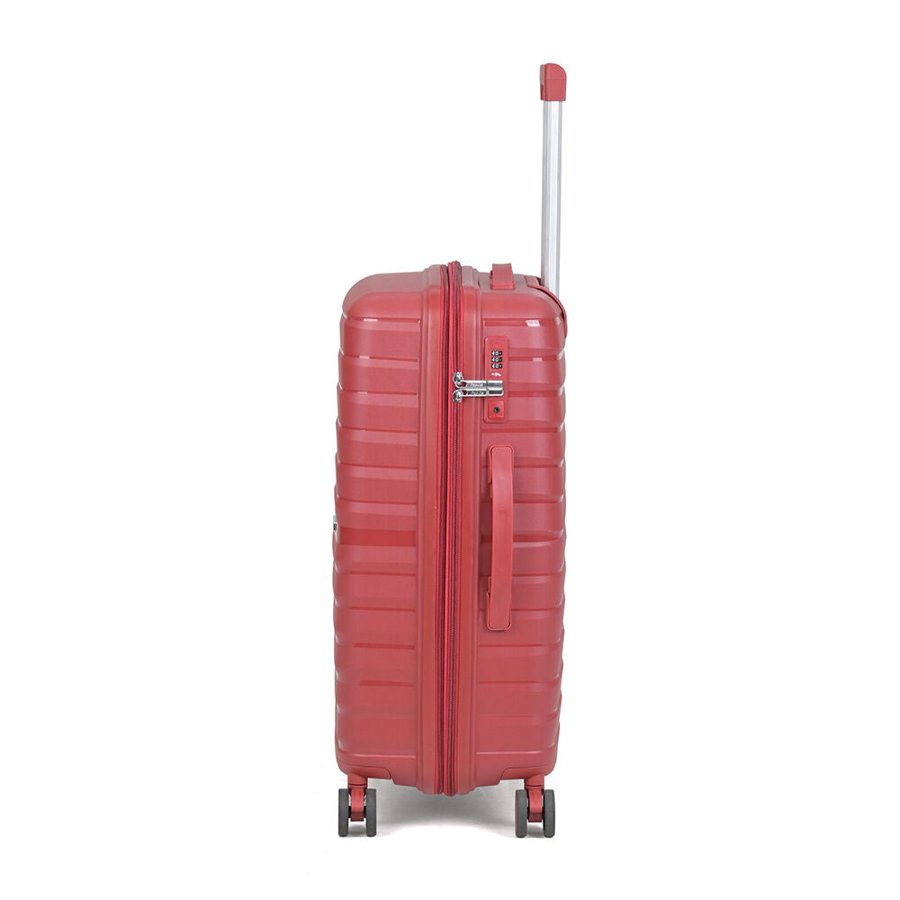 Paklite Breeze Medium Travel Luggage Suitcase Lightweight 62x39cm Red