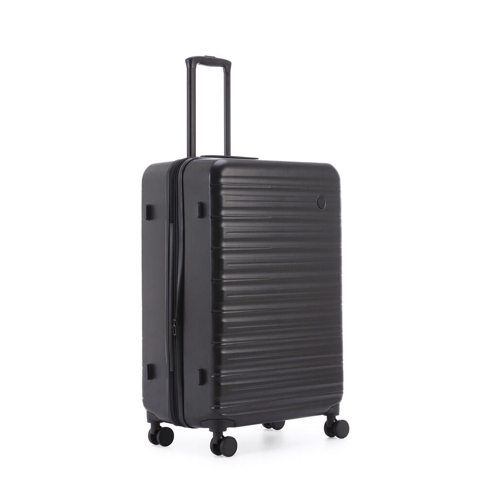Paklite Pilot Large Travel Luggage Suitcase Lightweight 77x52cm Black
